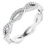 As bold as your love, this diamond eternity band adds sparkle to your celebration.