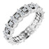 As bold as your love, this diamond eternity band adds sparkle to your celebration.