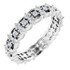 As bold as your love, this diamond eternity band adds sparkle to your celebration.