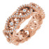 As bold as your love, this diamond eternity band adds sparkle to your celebration.