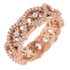 As bold as your love, this diamond eternity band adds sparkle to your celebration.