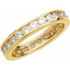 As bold as your love, this diamond eternity band adds sparkle to your celebration.