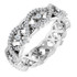 As bold as your love, this diamond eternity band adds sparkle to your celebration.