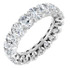 As bold as your love, this diamond eternity band adds sparkle to your celebration.