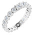 As bold as your love, this diamond eternity band adds sparkle to your celebration.