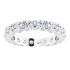 As bold as your love, this diamond eternity band adds sparkle to your celebration.