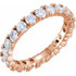 As bold as your love, this diamond eternity band adds sparkle to your celebration.