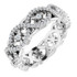 As bold as your love, this diamond eternity band adds sparkle to your celebration.