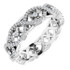 As bold as your love, this diamond eternity band adds sparkle to your celebration.