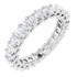 As bold as your love, this diamond eternity band adds sparkle to your celebration.