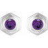 Send birthday wishes with these amethyst earrings.