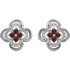 Celebrate a special birthday with these timeless garnet earrings.