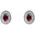 Celebrate a special birthday with these timeless garnet earrings.