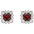 Celebrate a special birthday with these timeless garnet earrings.