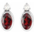Celebrate a special birthday with these timeless garnet earrings.