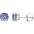 Pique her interest with these tanzanite stud earrings.