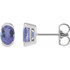 Pique her interest with these tanzanite stud earrings.