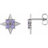 These tanzanite stud earrings capture her attention with their striking anytime style.