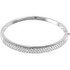 A classic look just for her, this diamond pave bracelet is certain to take her breath away. Fashioned in cool 14K white gold, this timeless design features an awe-inspiring 3 cts. t.w. of round diamonds, each with a color ranking of H+ and a clarity of I1. A sophisticated style, this 7.00-inch bracelet is polished to a brilliant shine.