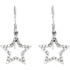 Get into the spotlight with these sparkling diamond star earrings crafted in 14kt White Gold. These stunning star shaped earrings feature brilliant-cut, round, near-colorless G-H Color and I1 Clarity diamonds set in a classic prong setting.

Custom-made in polished finish, these designer earrings make a great fashion earring or April birthstone earring for women anytime, anywhere.

Mix and match these bright and shiny diamond earrings with our other fine diamond jewelry items.
