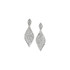 Adorn your ears with these alluring drop earrings that glisten as they gently sway. The earrings dazzle with 1.20 ct. t.w. of diamonds in 14k white gold. Polished to a brilliant shine.