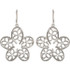 These enchanting diamond drop earrings add an heirloom touch of sparkle to her look.