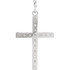 Altogether amazing, the 3/4 ct tw diamond 18" cross necklace in 14k white gold is just the right piece. A stunning look from our necklace collection, this piece is sure to impress. A high polish makes the white gold shine beautifully. 