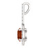 A classic accessory representing her January birthday, this sophisticated gemstone pendant makes any occasion special.