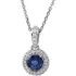 Blue Sapphire's breathtaking color symbolizes loyalty and trust. It celebrates September birthdays.