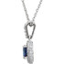 Blue Sapphire's breathtaking color symbolizes loyalty and trust. It celebrates September birthdays.