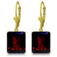 Are you looking for a great pair of earrings to wear to a party? Do you want something different from the rest of your jewelry? Then these 14K gold Lever Back Earrings with Garnet are the perfect choice for you. Made with your choice of yellow, rose or white gold, these earrings are a showstopper. Emerald cut octagon shape garnets are the star focus of these earrings, and each piece is 6.5 carats in weight. These earrings are a great gift for a January birthday or anniversary!