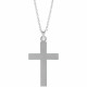 A symbol of faith and fashion, this cross pendant is perfect for every day wear.