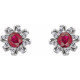 The birthstone of July, rubies symbolize royalty, power and passion, and are said to bring vitality, courage, romance and friendship to those who wear them. These brilliant ruby earrings are the perfect piece for your special someone.