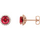 The birthstone of July, rubies symbolize royalty, power and passion, and are said to bring vitality, courage, romance and friendship to those who wear them. These brilliant ruby earrings are the perfect piece for your special someone.