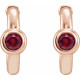 The birthstone of July, rubies symbolize royalty, power and passion, and are said to bring vitality, courage, romance and friendship to those who wear them. These brilliant ruby earrings are the perfect piece for your special someone.