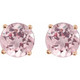 Turn heads with these eye-catching morganite earrings.