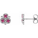 Take your look from ready to resplendent with these pink tourmaline earrings.