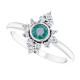 A colorful way to show your love, this alexandrite ring is the start of something beautiful.