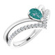 A colorful way to show your love, this alexandrite ring is the start of something beautiful.