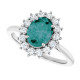 A colorful way to show your love, this alexandrite ring is the start of something beautiful.