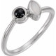 Wear bold color in a sophisticated way with this black onyx ring, an anytime choice you'll turn to often.