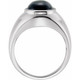 Wear bold color in a sophisticated way with this black onyx ring, an anytime choice you'll turn to often.