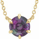 Charm your June-born girl with this beautiful alexandrite pendant.