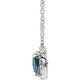 Charm your June-born girl with this beautiful alexandrite pendant.