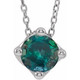 Charm your June-born girl with this beautiful alexandrite pendant.