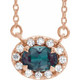 Charm your June-born girl with this beautiful alexandrite pendant.