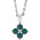 Charm your June-born girl with this beautiful alexandrite pendant.