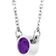 Make a glamorous statement with this stunning amethyst pendant.