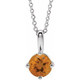 Celebrate their November birthday with this smart and stylish citrine pendant.