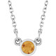 Celebrate their November birthday with this smart and stylish citrine pendant.